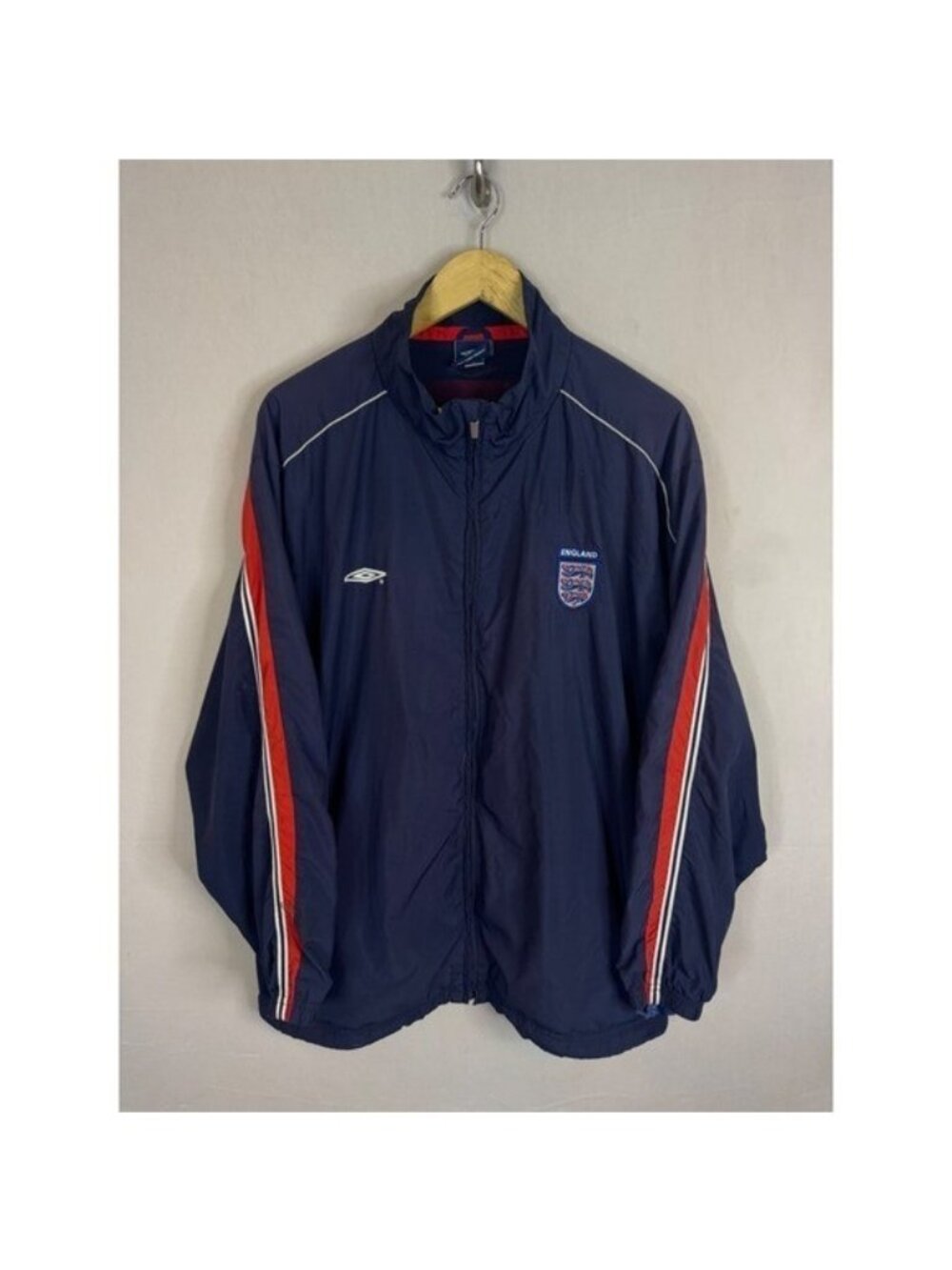Vintage Umbro England National Team Soccer Track Jacket 2005-2007 Mens XL
